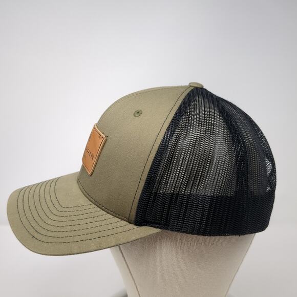 Mc Ferrin Real Estate Snapback Trucker Hat Green One Size Adjustable Richardson - Picture 3 of 10